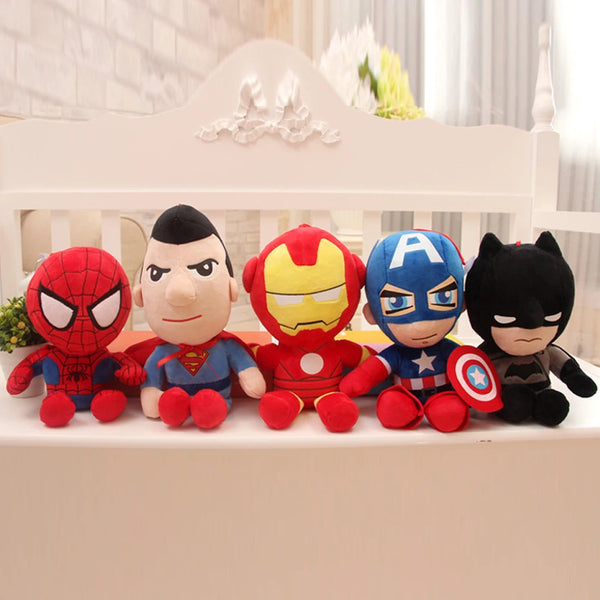 Juguete de Peluche- (Toys Avengers) Superman - Captain America - Iron Man - Batman - Superman